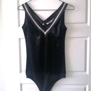 Velvet body suit